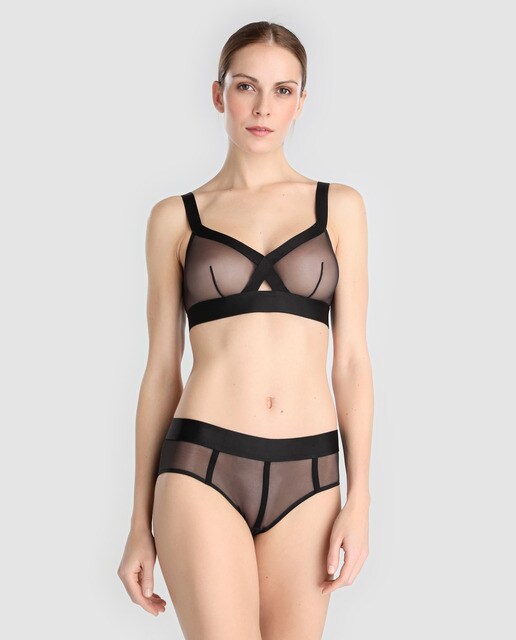 Braga hipster Sheers Dkny transparente