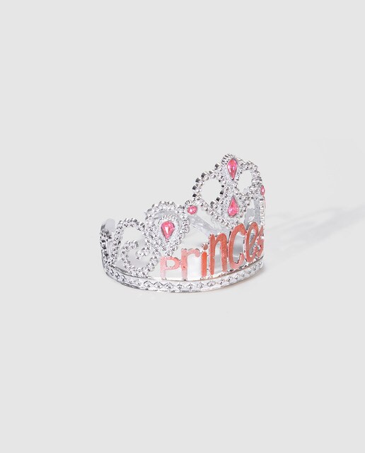 Coroa de princesa de menina Inca rosa