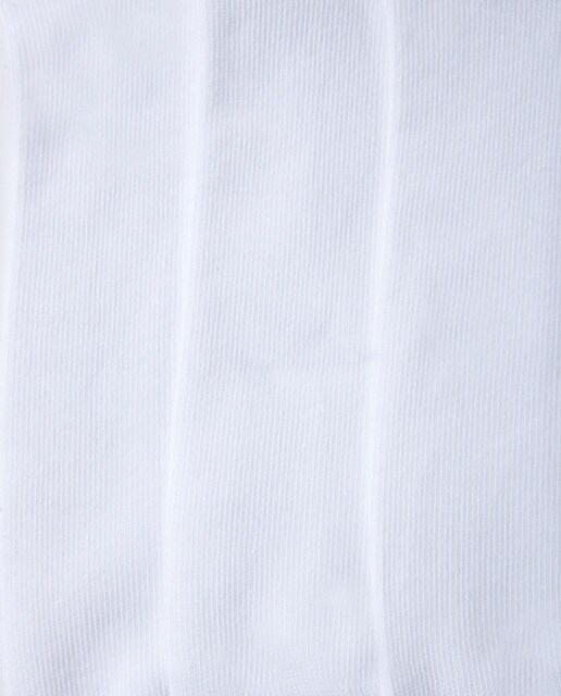 Pack de tres pares de calcetines de hombre Lacoste tobilleros blancos