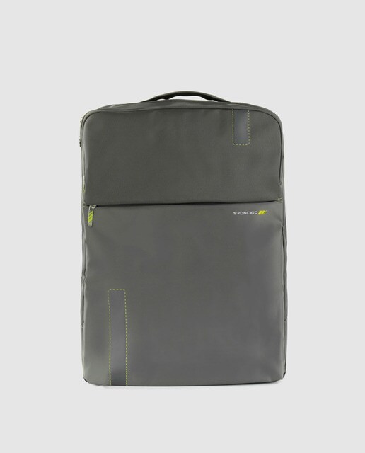 Mochila SPEED gris oscuro con cierre de cremallera