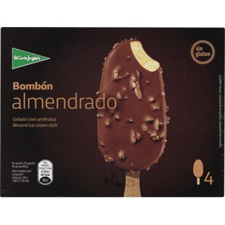 El Corte Inglés Gelado com Amêndoa sem Glúten Pack 4 embalagem 440 ml