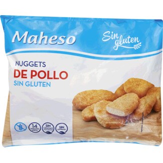 Maheso Nuggets de Frango sem Glúten embalagem 300 g