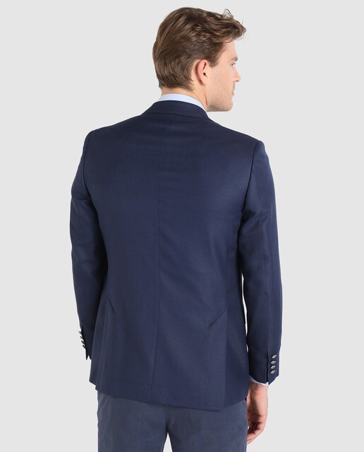 Blazer de hombre Mirto regular liso azul