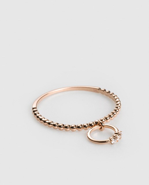 Anillo El Corte Inglés Tiny Treasures en oro y diamantes