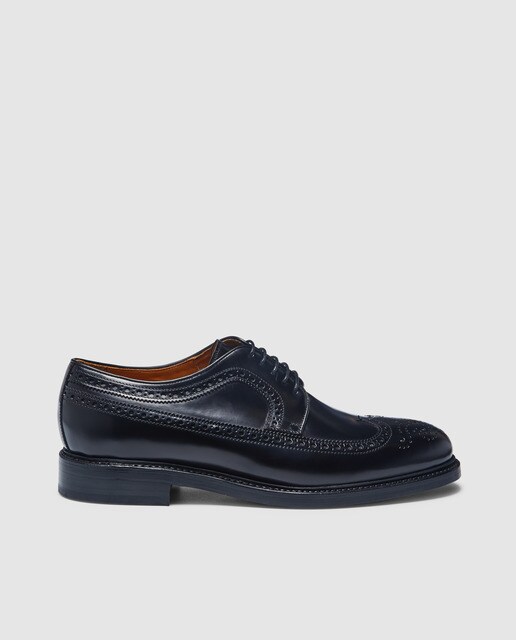 Zapatos de cordones de hombre Berwick de piel en color negro