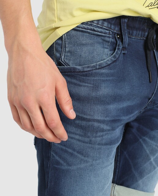 Bermuda vaquera de hombre Jack & Jones azul