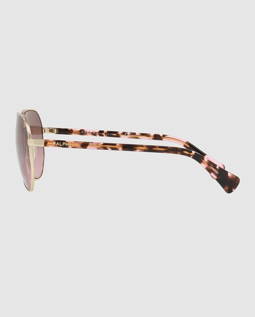 Gafas de sol de mujer tipo piloto en metal dorado