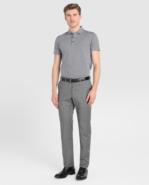 Pantalón de traje de hombre Black Emidio Tucci regular gris