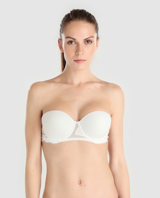 Sujetador Lou bandeau con tirantes extraíbles