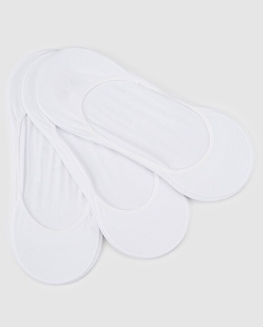 Pack de três pares de pinkies de homem Polo Ralph Lauren brancas