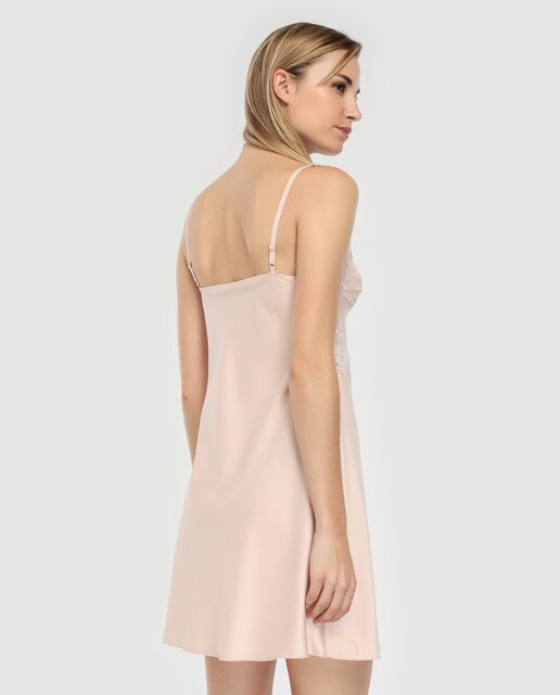 Camisa de noite Charm Greta Janira com renda