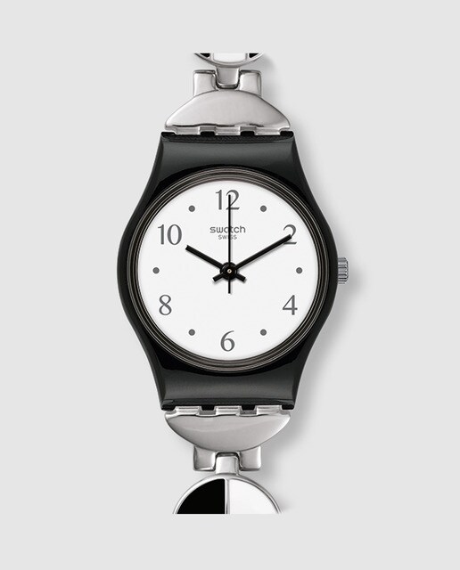 Reloj de mujer Swatch LB185G de acero bicolor