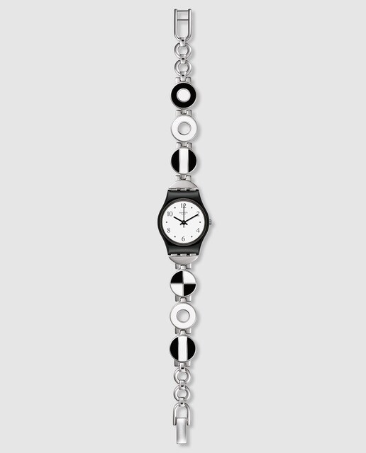 Reloj de mujer Swatch LB185G de acero bicolor