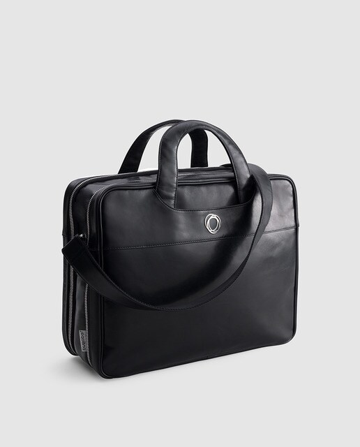 Bugaboo bolso para portátil de piel negro