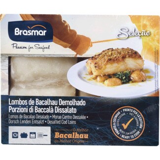 Brasmar Lombos de Bacalhau Demolhado embalagem 600 g