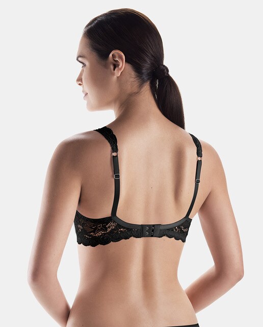 Bralette Moments Hanro tipo top sin aro, en encaje floral