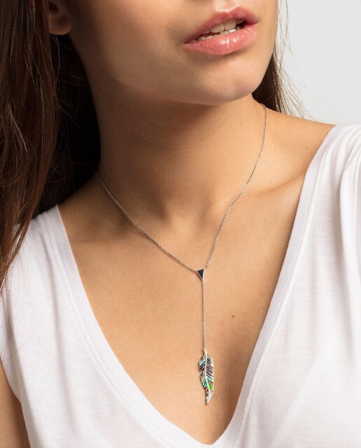 Colgante Thomas Sabo Glam & Soul pluma de plata