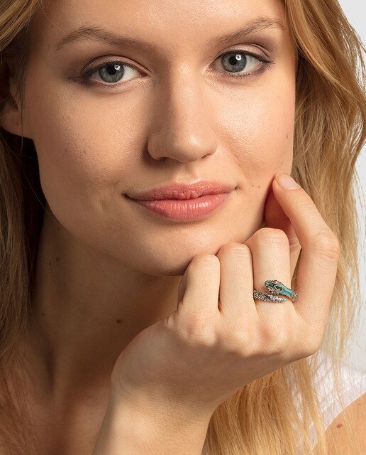 Anillo Thomas Sabo Glam & Soul serpiente de plata