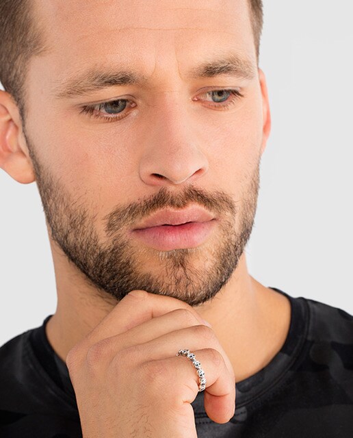 Anillo de hombre Thomas Sabo Rebel de plata