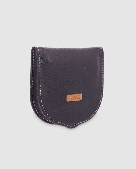 Monedero de hombre en piel de color negro