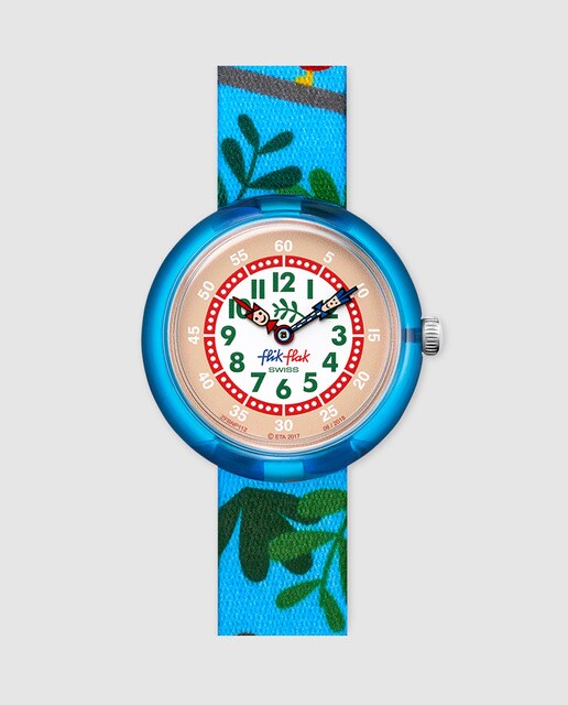 Reloj de niño Flik Flak Amazoonia FBNP112 textil estampado