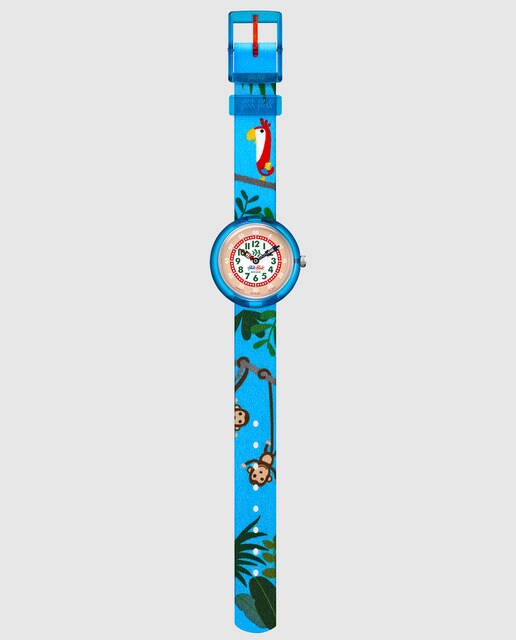 Reloj de niño Flik Flak Amazoonia FBNP112 textil estampado