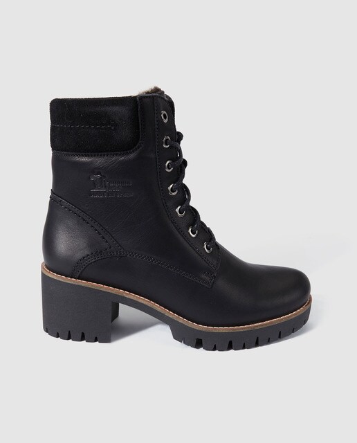 Botas de mujer Panama Jack en napa de color negro