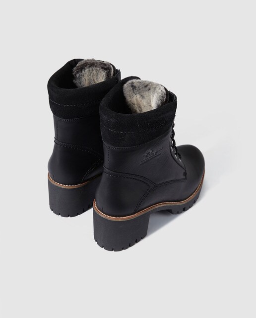 Botas de mujer Panama Jack en napa de color negro