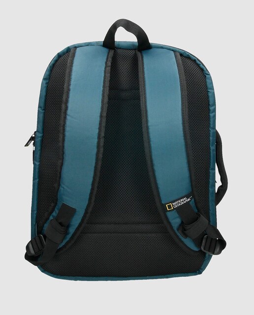 Mochila de hombre en color azul con doble cremallera