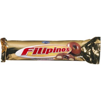 Filipinos Bolachas de Chocolate de Leite e Caramelo embalagem 135 g