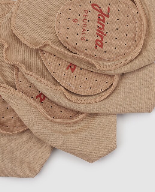 Pack de dois pares de pezinhos de mulher Janira de algodão