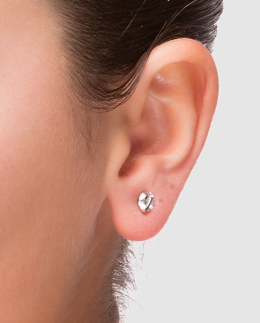 Pendientes Luxenter Laiah de plata y circonitas