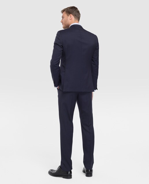Traje oficial de la Selección Española de futbol Mundial Rusia 2018 de hombre Emidio Tucci regular liso azul