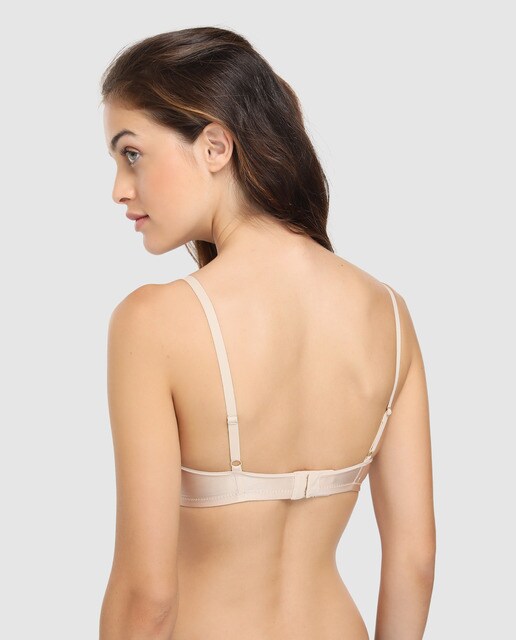 Sujetador Satin Deluxe Hanro tipo top sin aro con foam