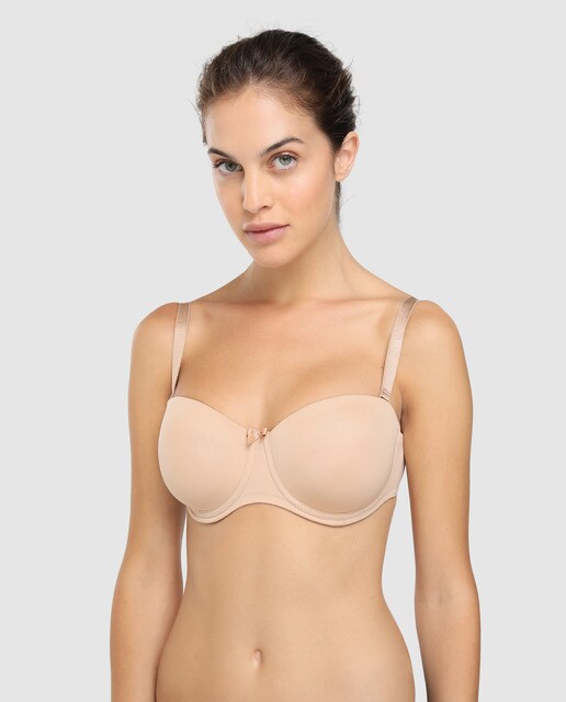 Sujetador bandeau con foam