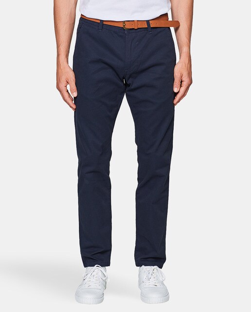 Chino de hombre Esprit slim azul marino