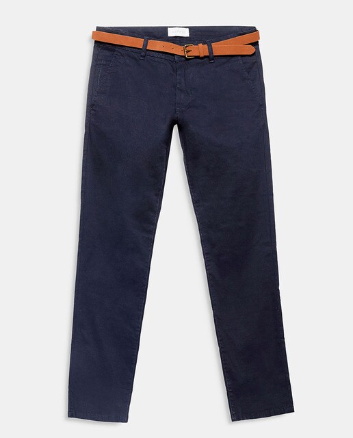 Chino de hombre Esprit slim azul marino