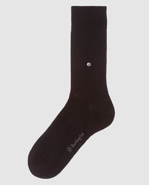 Pack de dos pares de calcetines de hombre Burlington cortos negros