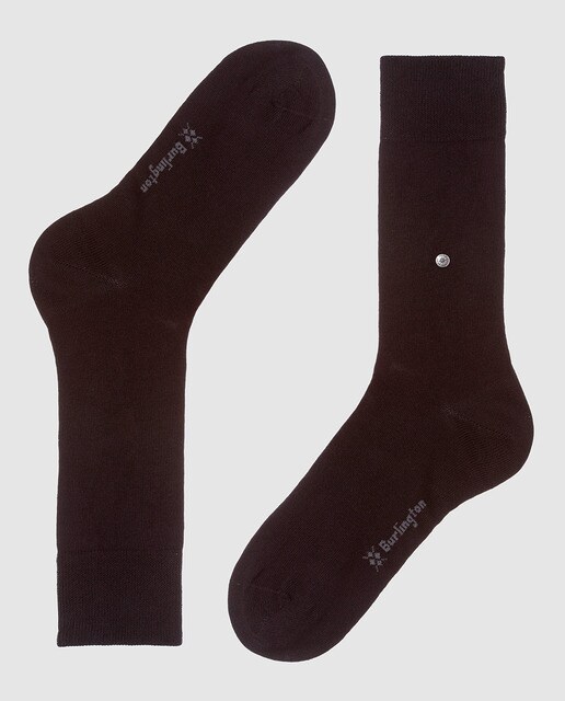 Pack de dos pares de calcetines de hombre Burlington cortos negros