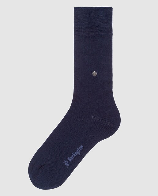 Pack de dos pares de calcetines de hombre Burlington cortos azul marino