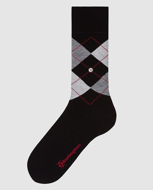 Pack de dos pares de calcetines de hombre Burlington cortos negros