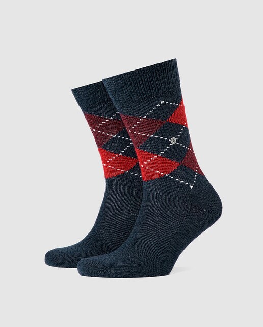 Calcetines de hombre Burlington cortos grises