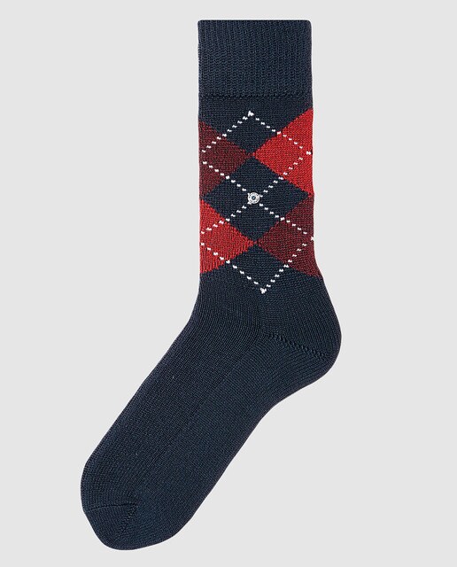 Calcetines de hombre Burlington cortos grises