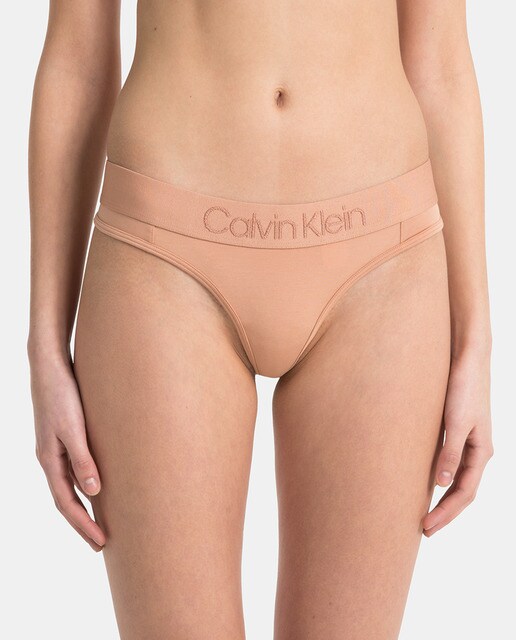 Tanga Calvin Klein con logo bordado