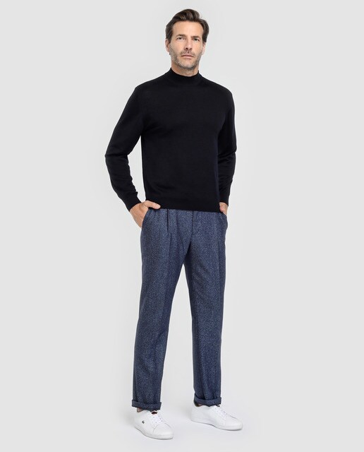 Jersey de hombre azul