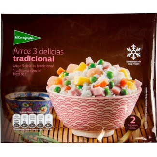 El Corte Inglés Arroz 3 Delícias Tradicional 2 Doses embalagem 500 g