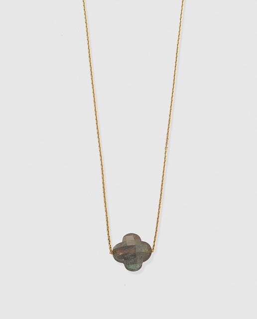 Collar de oro Friandise con labradorita Morganne Bello