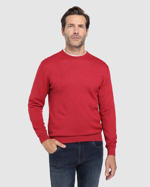 Jersey de hombre rojo