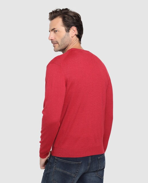 Jersey de hombre rojo