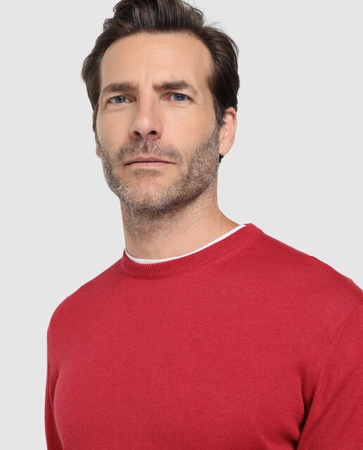 Jersey de hombre rojo